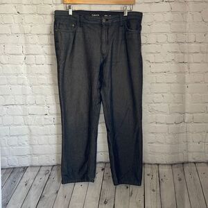Calvin Klein Gray Men’s Slightly Distressed Jeans size 36 x 30
